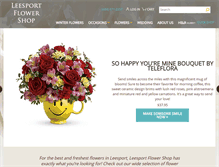 Tablet Screenshot of leesportflowershoppa.com